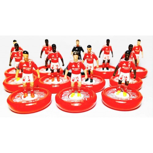 Subbuteo Andrew Table Soccer Nottingham Forest 2023-24 on WSB Professional Bases